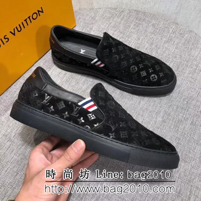 路易威登LV 頂級代購 官網同步牛皮面印花 新款男鞋 8FX2141